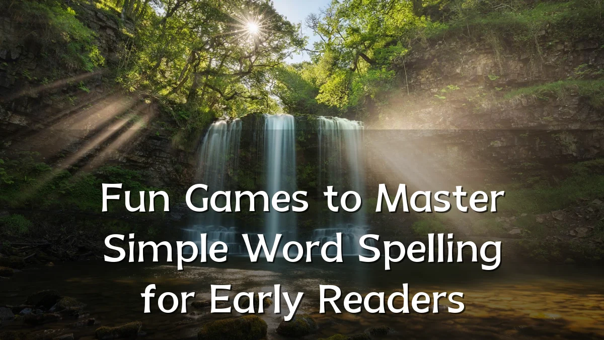 Fun Games to Master Simple Word Spelling for Early Readers