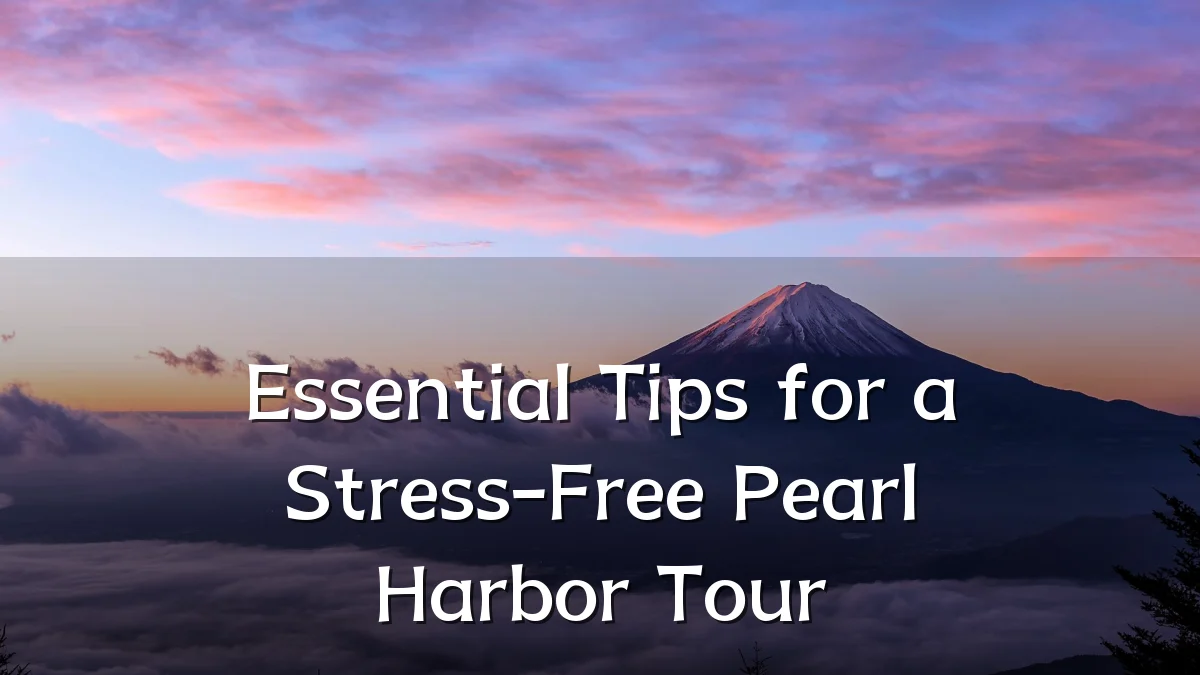 Essential Tips for a Stress-Free Pearl Harbor Tour