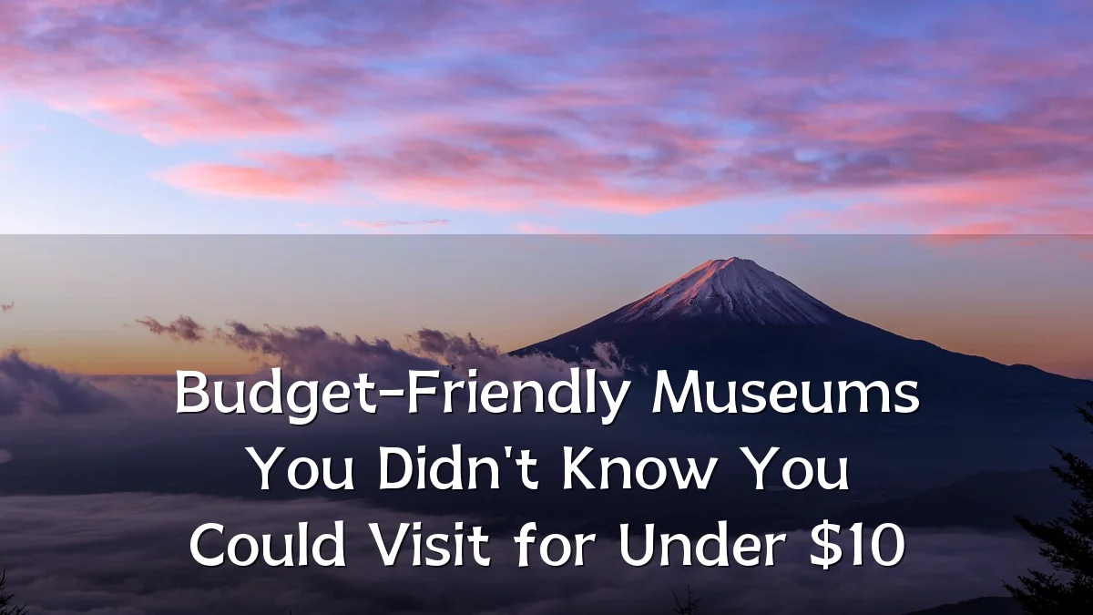 Budget-Friendly Museums You Didn't Know You Could Visit for Under $10