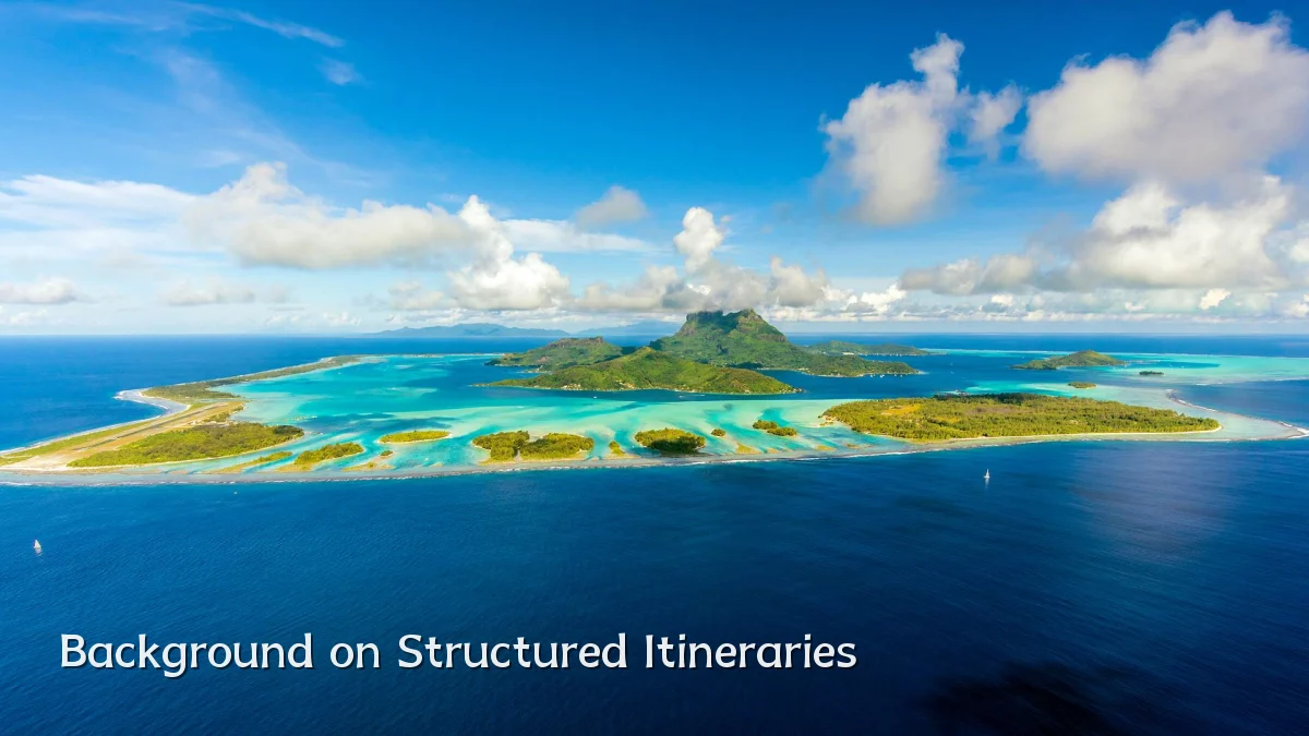 Background on Structured Itineraries
