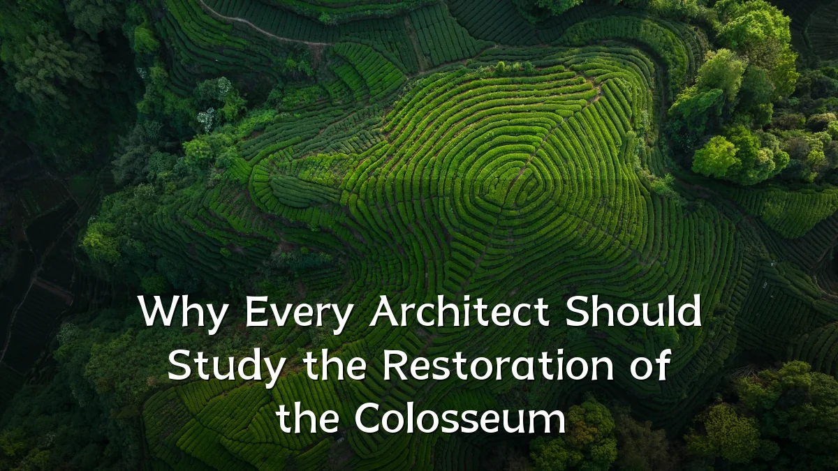 Why Every Architect Should Study the Restoration of the Colosseum